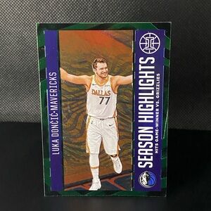 #1 Luka Doncic Emerald Season Highlights 20-21 Panini Illusions Dallas Mavericks